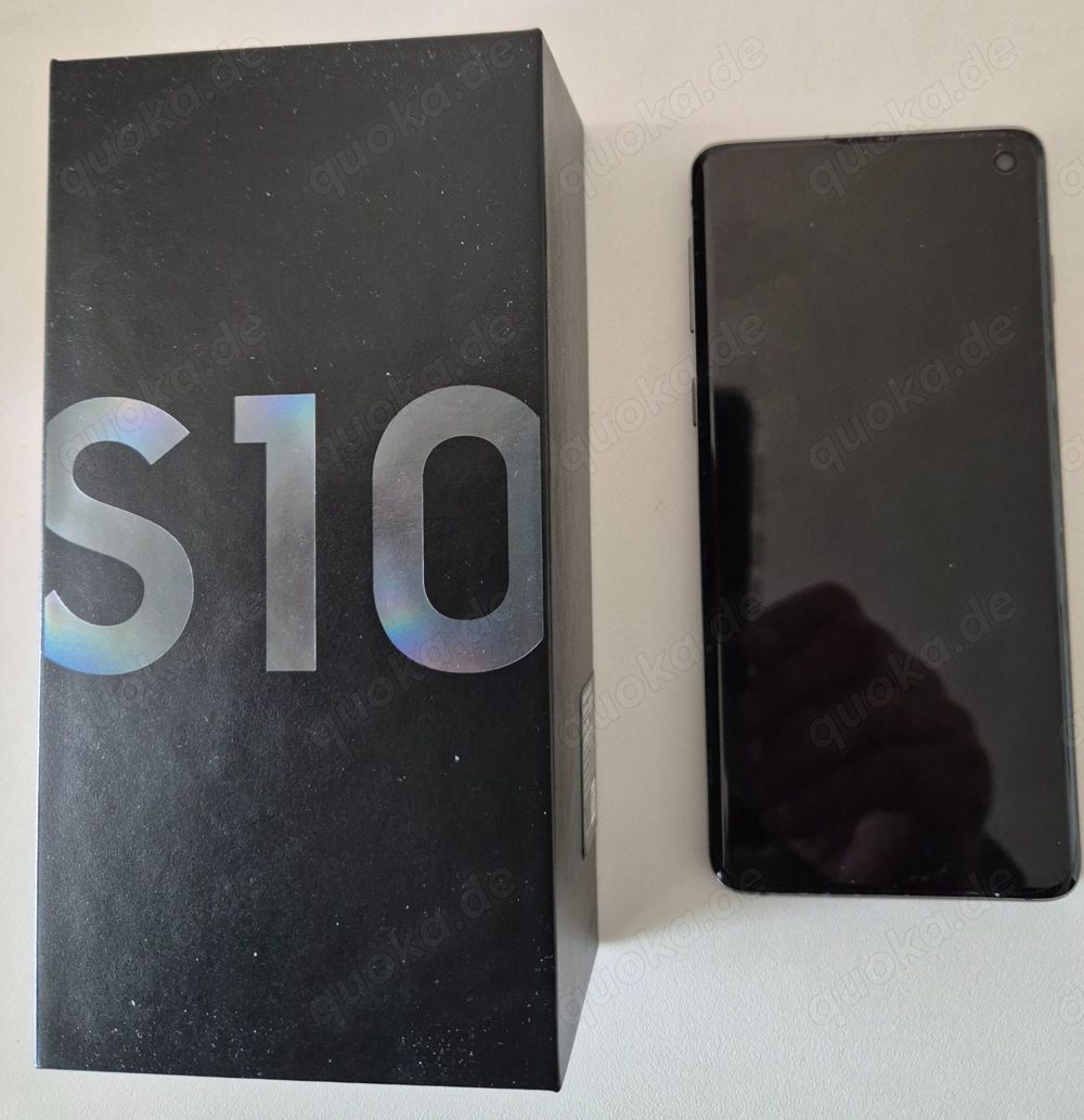 Samsung Galaxy S10 SM-G973F DS - 128GB - Prism Black (Ohne Simlock) 