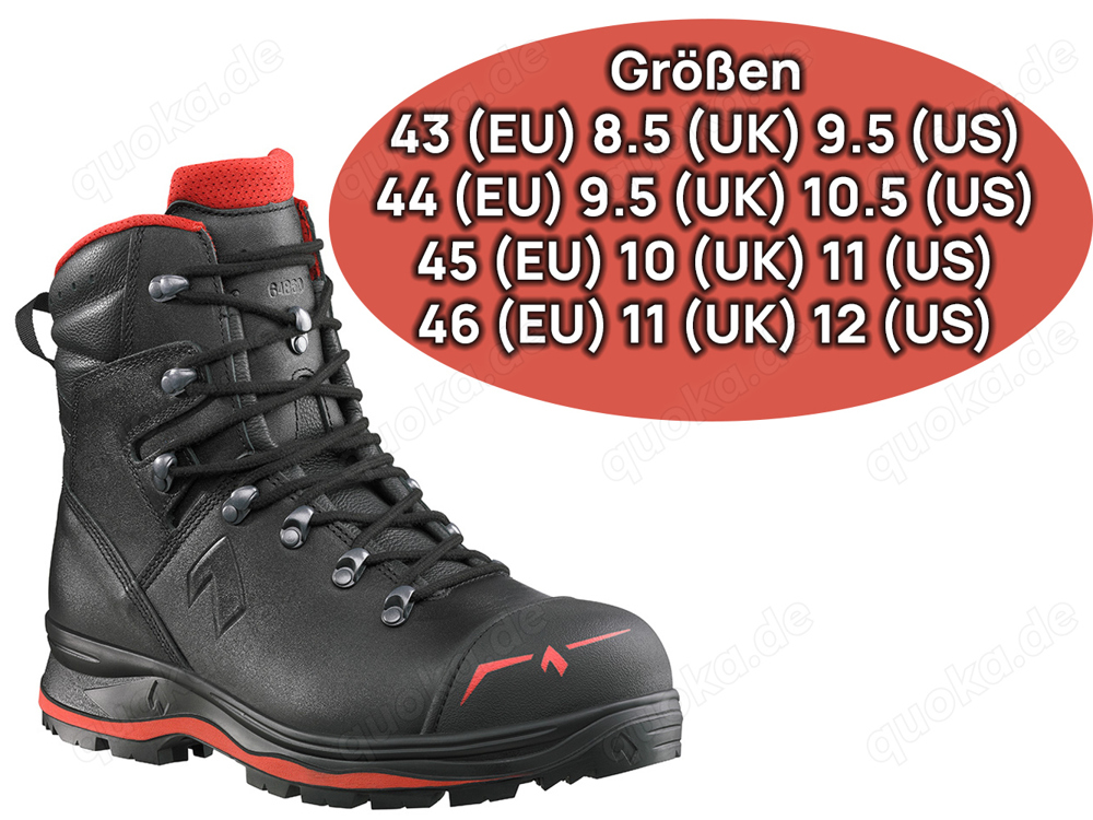 AKTION! HAIX Trekker Pro 2.0 Gr. 43 44 45 46 (EU) schwarz-rot