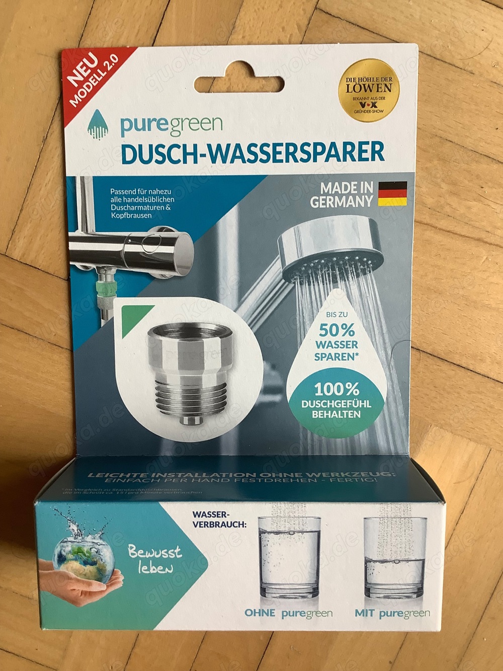 Purgreen Dusch-Wassersparer, neu
