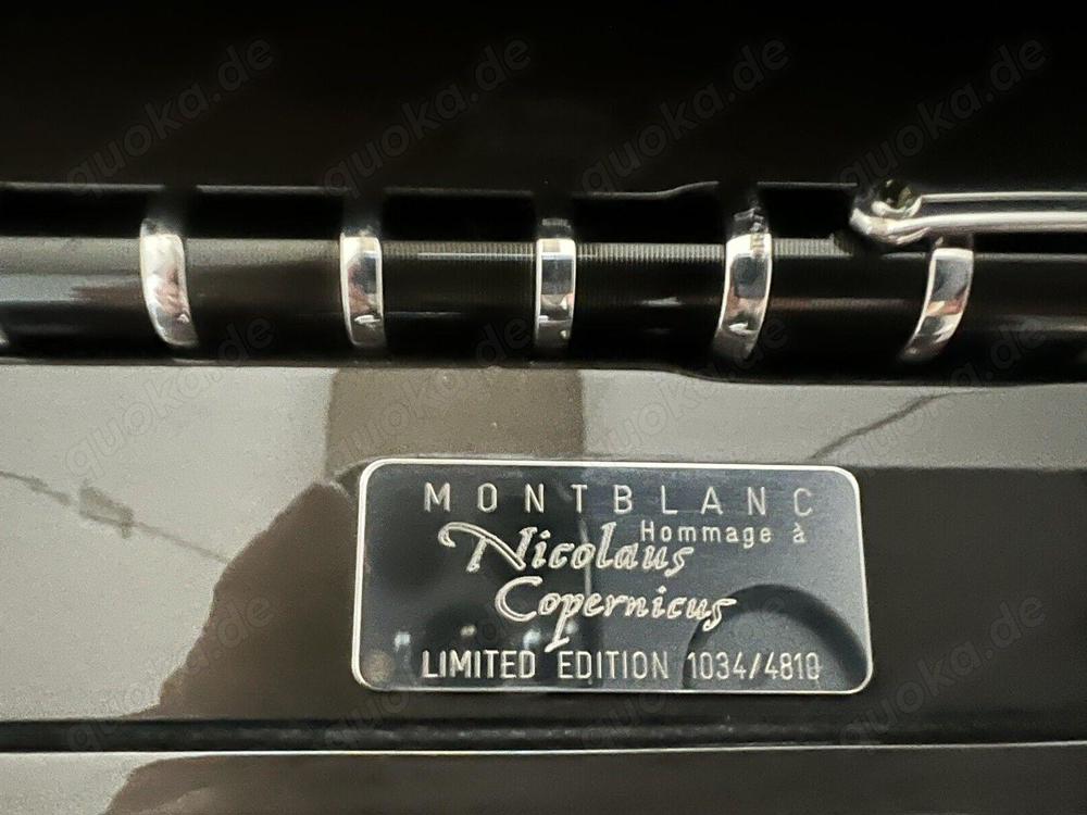 Montblanc Kunstpatron Nikolaus Kopernikus limitierte Auflage Füllfederhalter