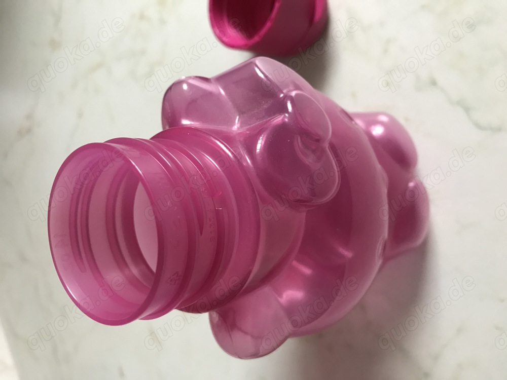 Hello Kitty Trinkflasche von Tupperware, pink, 425 ml, fast NEU