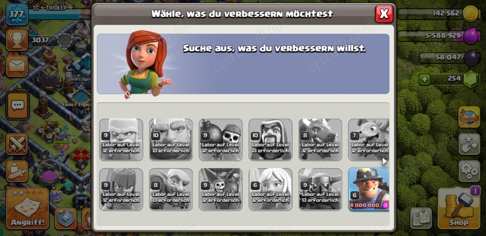 Clash of Clans Account (Th 13)