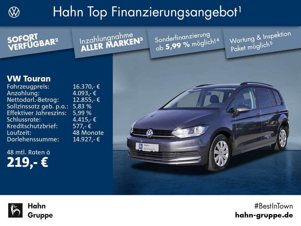 Volkswagen Touran 1.2TSI 7-Sitzer Navi Einparkh Climatr Sit