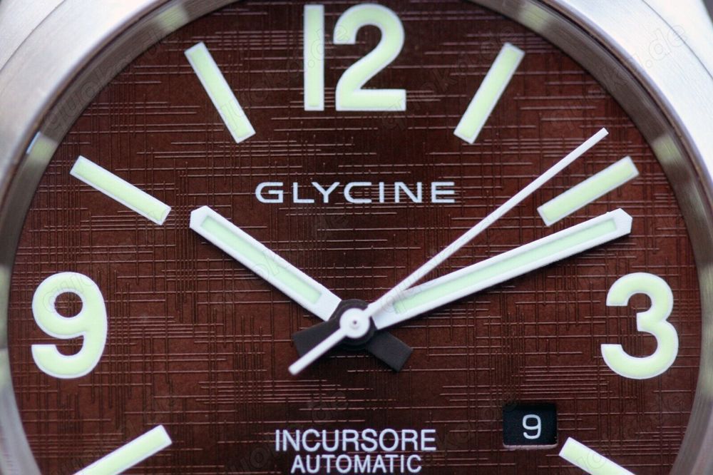 Glycine Incursor 46 mm Pre-Invicta WR200 guillochiertes Zifferblatt nur eines bei eBay ab $ 1