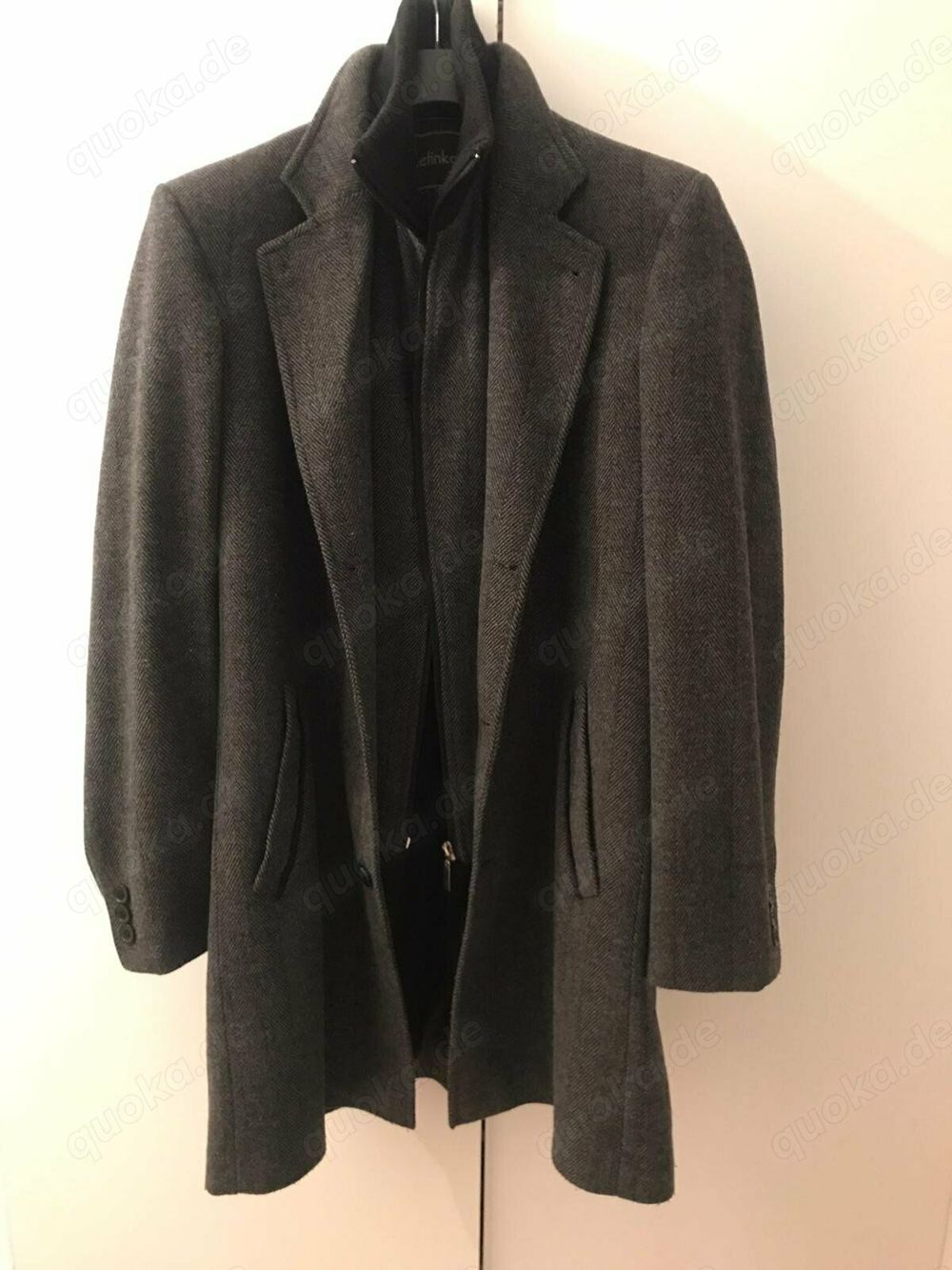 Herren Winter Mantel Jacke Größe M 46 - 48 aus Kaschmir