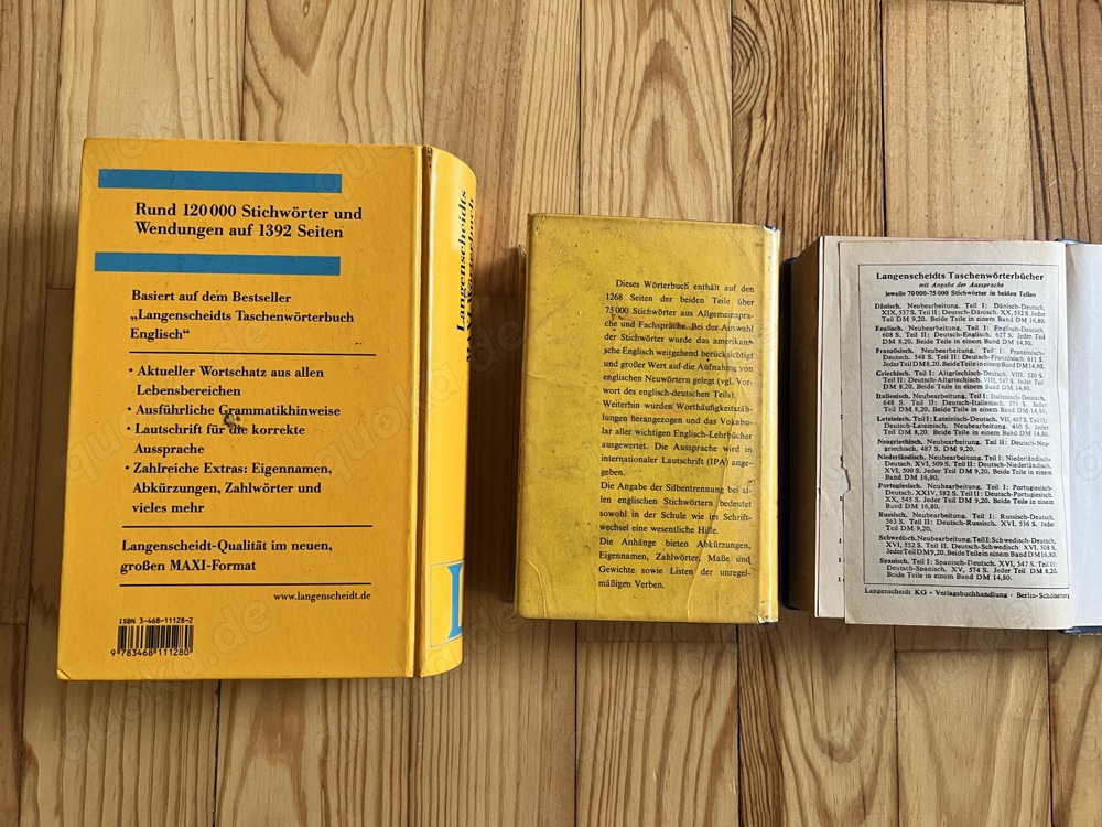  Taschenwörterbuch Englisch-Deutsch; Deutsch-Englisch