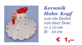 Keramik - Hahn - Hennen