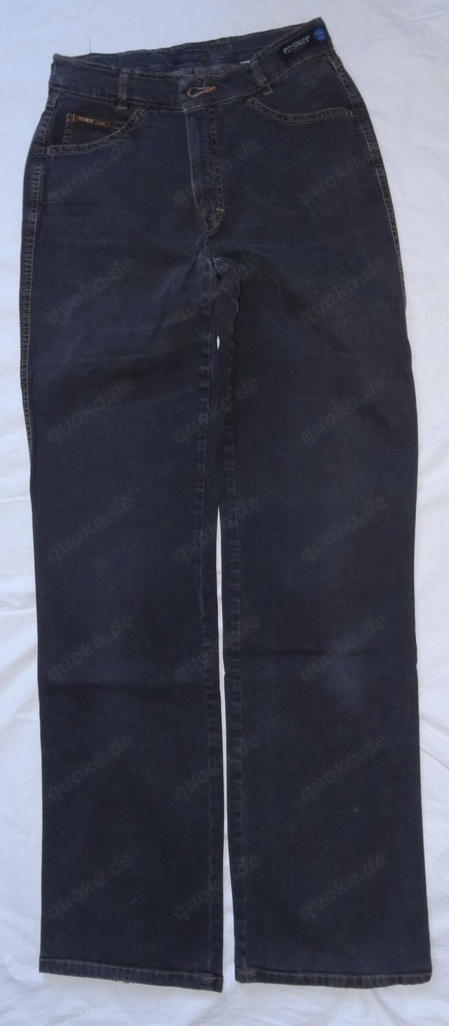 KHJ Rosner Hose Gr. 36 Jeans dunkelgrau 98%Baumwolle 2%Elasthan wenig getragen Damen Kleidung