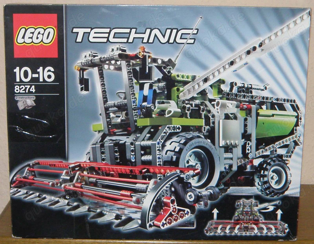 Lego Technic 8274 Mähdrescher - Combine Harvester 100% komplett mit Anleitung