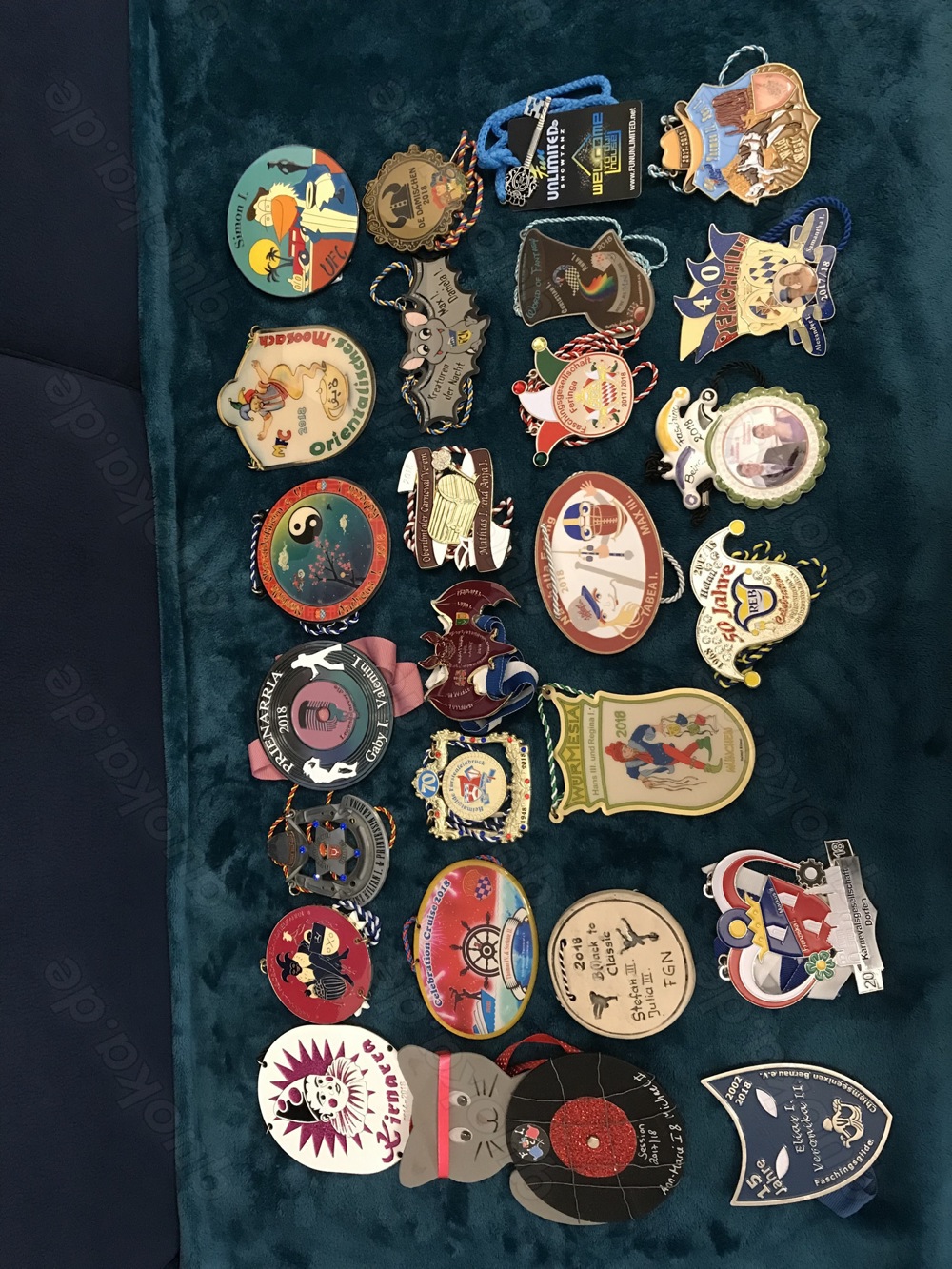 Faschingsorden Saison 2017 2018, je Stück 1 