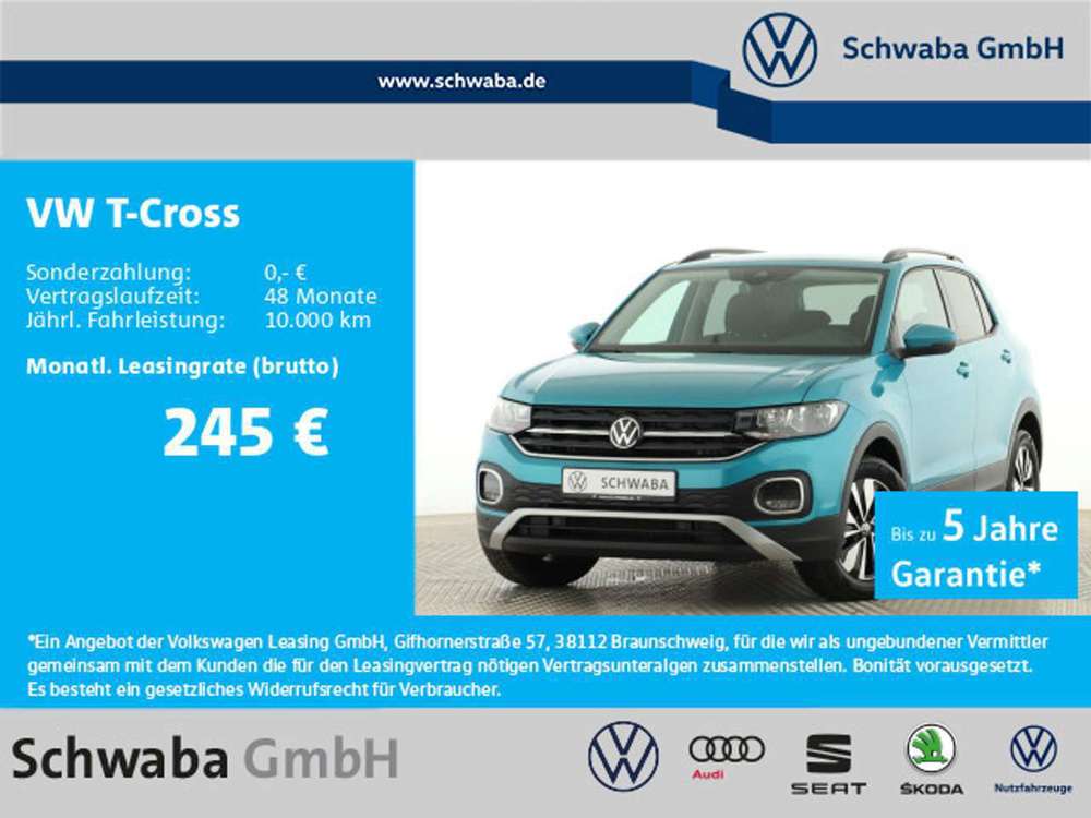 Volkswagen T-Cross T-CROSS Move 1.0 TSI NAV*ACC*LANE*PDC*KLIMA*17"