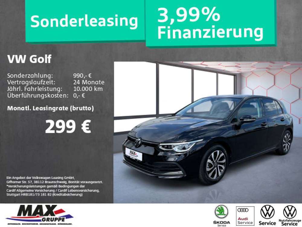 Volkswagen Golf VIII 2.0 TDI DSG ACTIVE IQ-LED+AHK+PANO+HUD