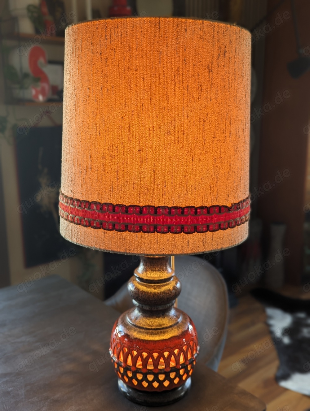 Keramik Fat Lava Lampe 60er Vintage Mid Century