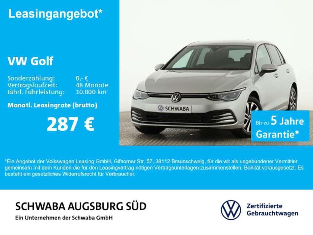 Volkswagen Golf VIII Life 2.0 TDI IQ.LIGHT*VIRTUAL*ACC*16"