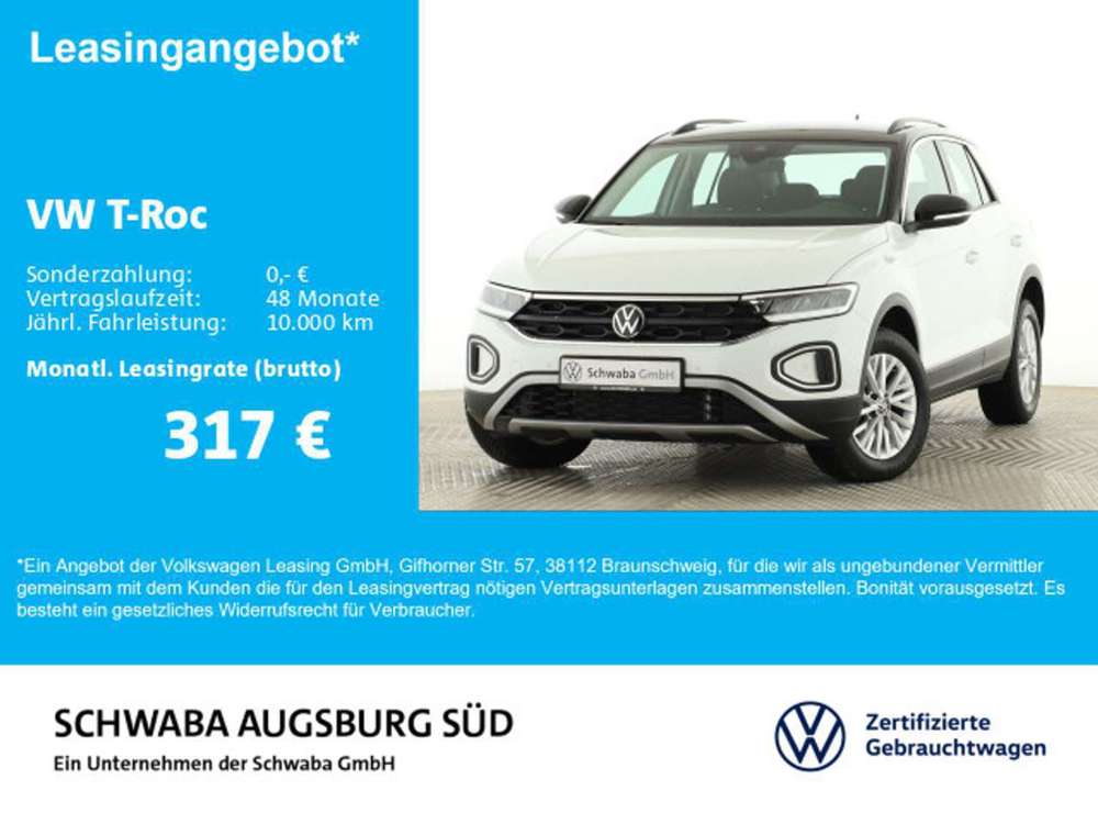 Volkswagen T-Roc Life 2.0TDI LED*VIRTUAL*ACC*LANE*R-KAM*16"
