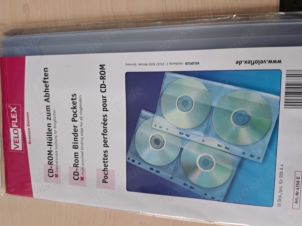 CD ROM Hüllen zum Abheften CD ROM Hüllen zum Abheften