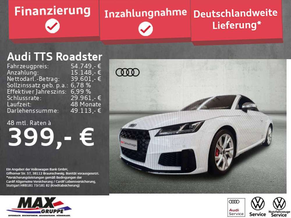 Audi TTS TFSI QUATTRO +MATRIX+KAMERA+BO+VC+