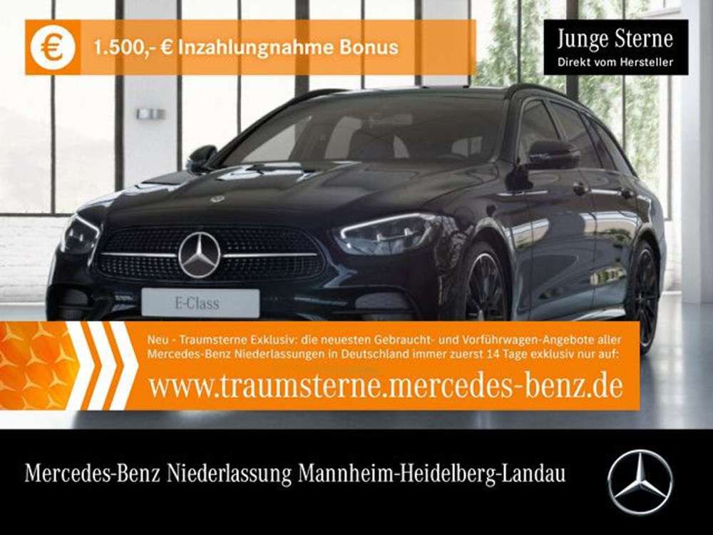 Mercedes-Benz E 200 d T AMG+NIGHT+360+AHK+LED+BURMESTER+TOTW+9G