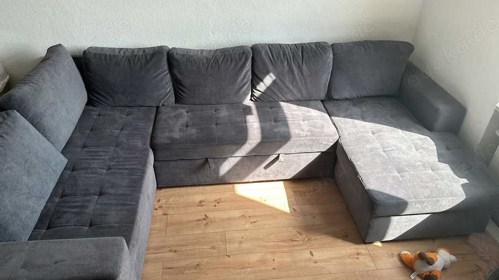 Couch U- Form mit Schlaffunktion
