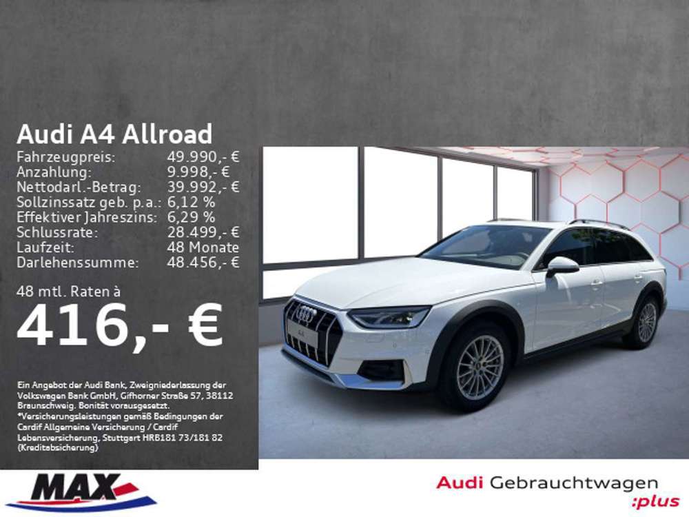 Audi A4 allroad A4 allroad 40 TDI QUATTRO LED+PANO+AHK+360°+NAVI