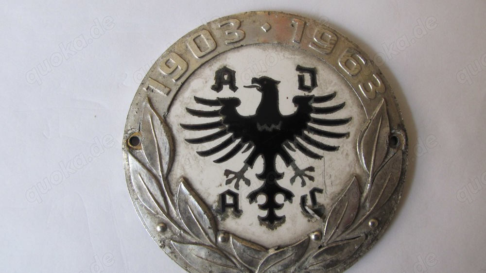 ADAC Mitgliedsplakette 60 Jahre alt