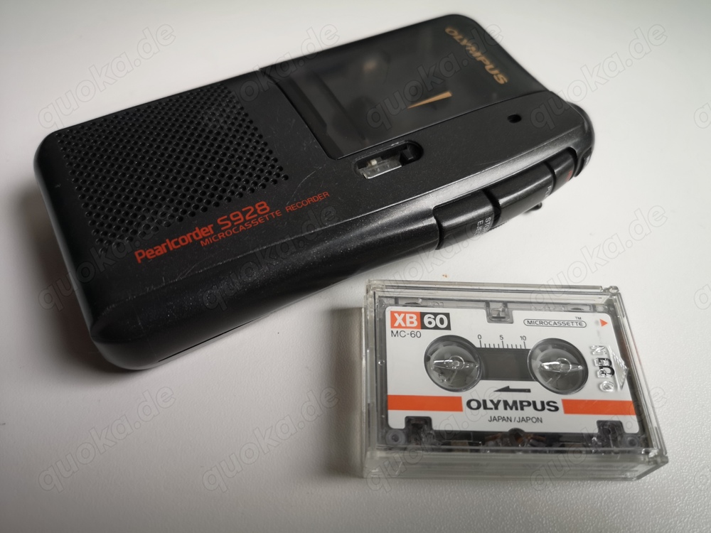 Olympus Pearlcorder S928 Diktiergerät Micro Cassette Recorder