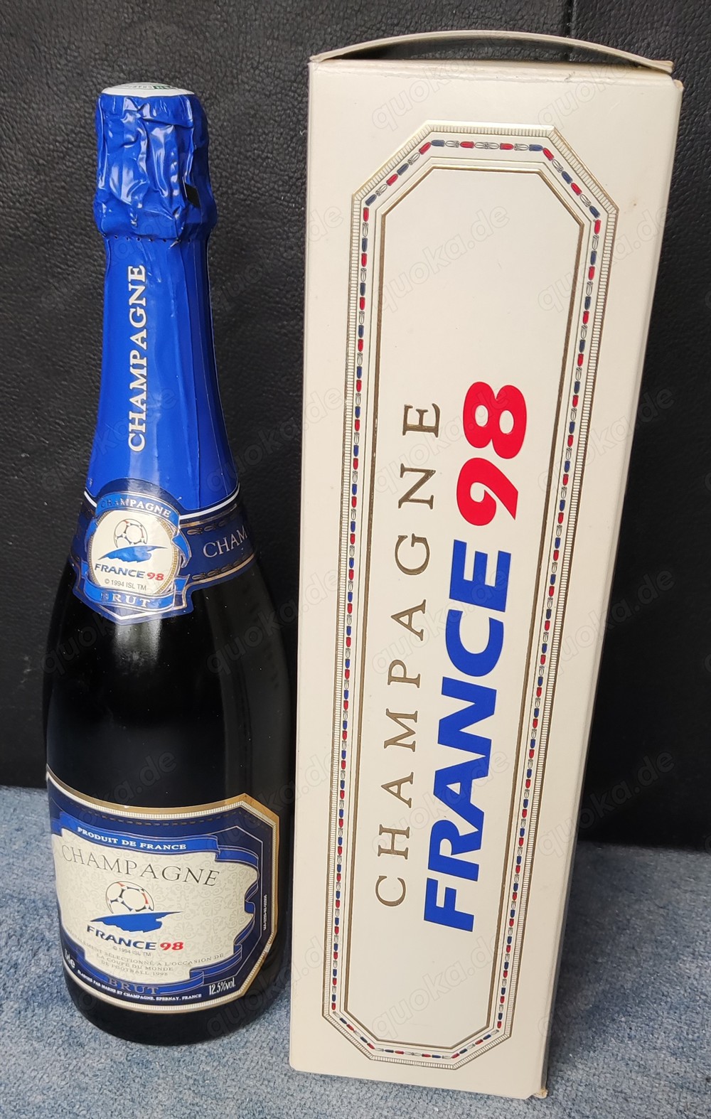 Champagner Sonderedition Fußball Weltmeisterschaft 1998 Frankreich, Rarität