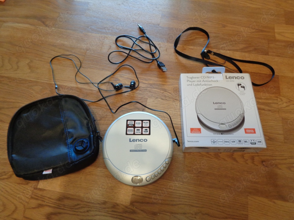 LENCO CD201SI tragbarer CD MP3-Player mit Antischock