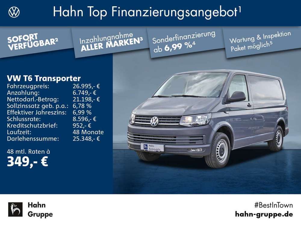 Volkswagen T6 Transporter Kasten-Kombi EcoProfi 2.0TDI AHK