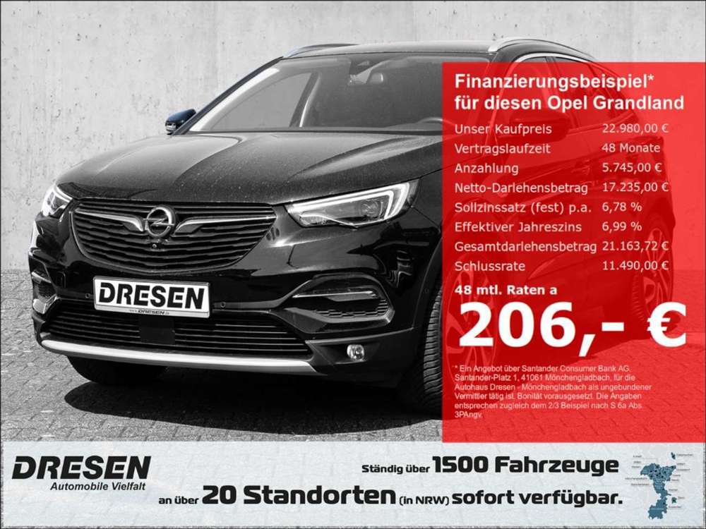 Opel Grandland 1,6 Ultimate Navigation/Sitzheizung vorne+hinten/A