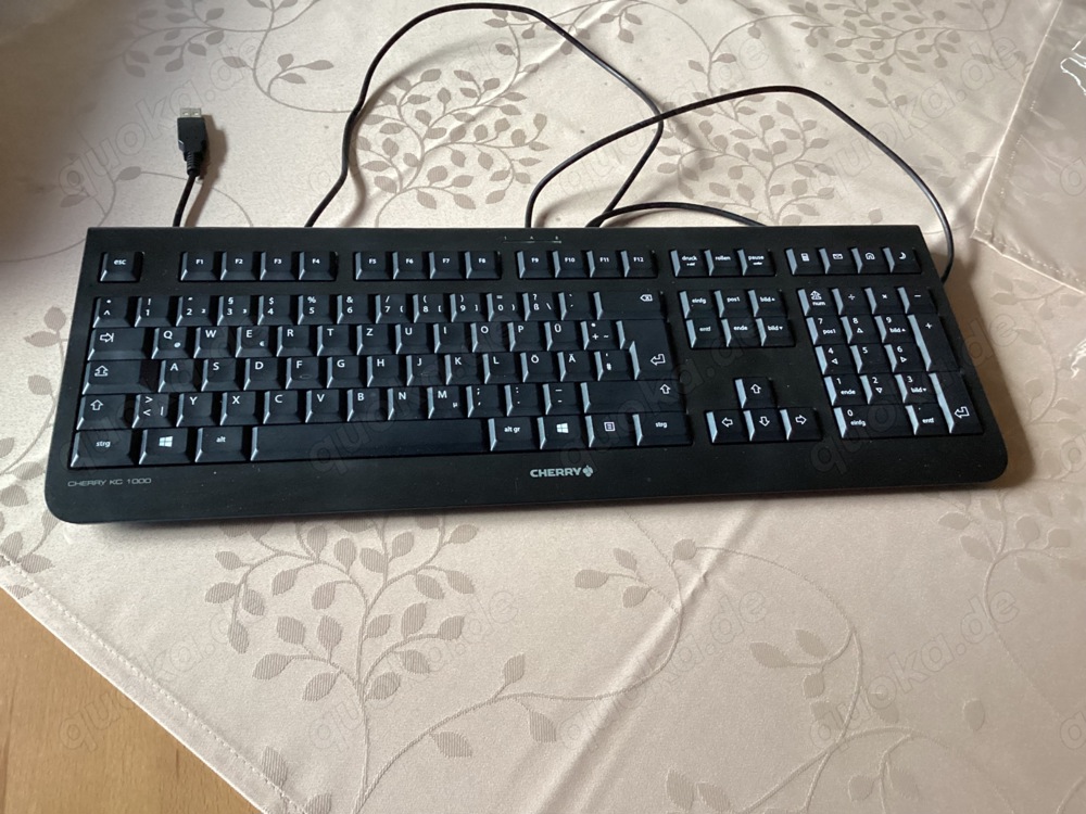 Cherry Tastatur deutsch schwarz 