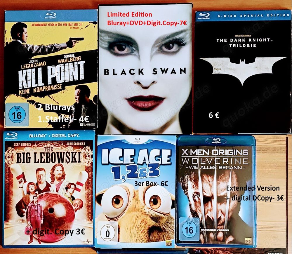 Blu-Ray-Sondereditionen + Serien- deutsch