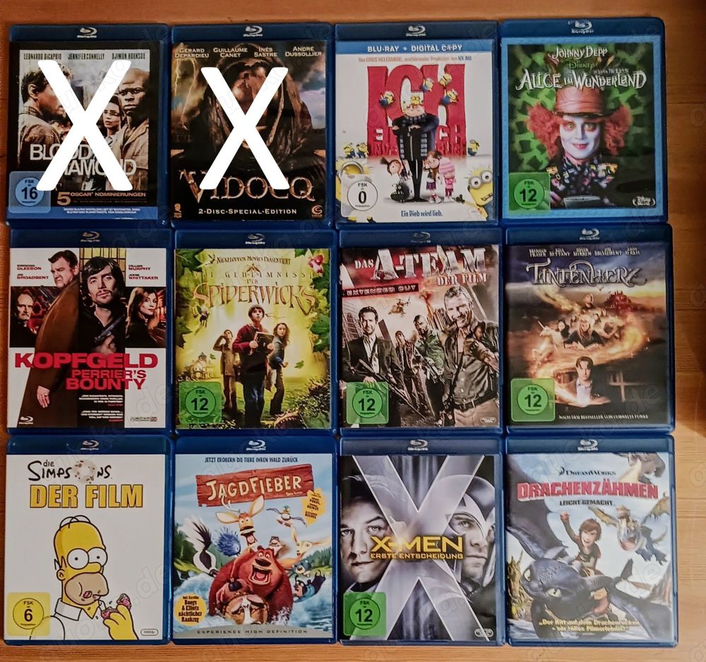 Blu-Ray -deutsch -- - TOP Titel ---gebraucht-