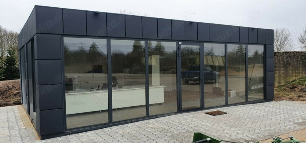 Wohncontainer, Gartenhaus, Verkaufslokal 9x3m