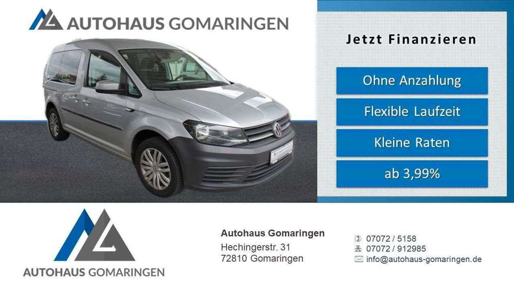 Volkswagen Caddy PKW*Klima*1.Hand*2xSchiebetür*TÜV Neu*