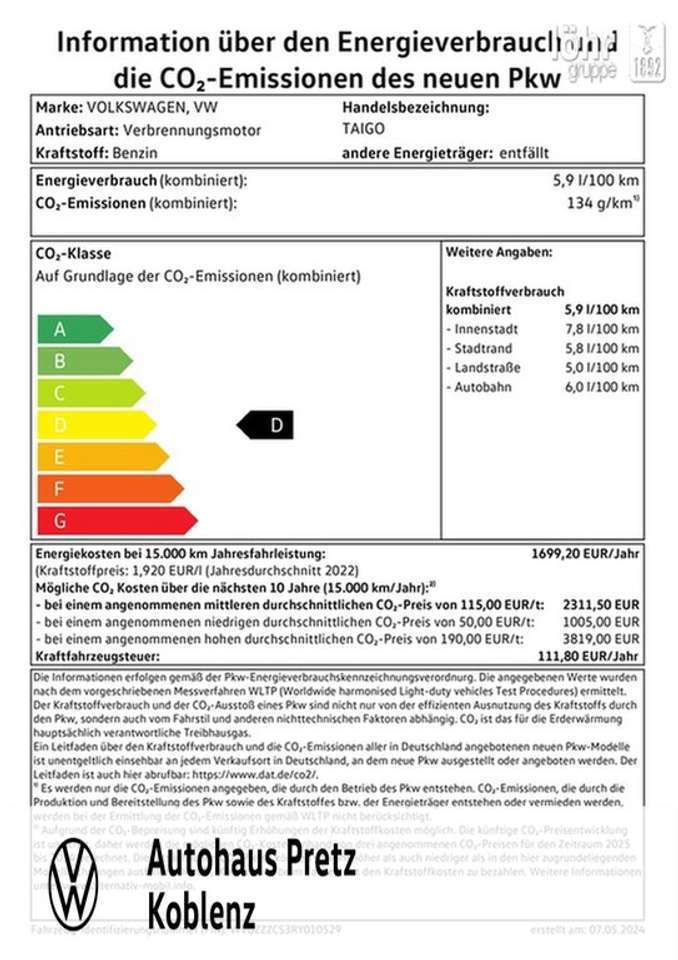 Volkswagen Taigo 1.5 TSI DSG R-Line Black Style AHK, RFK, IQ.Lig...