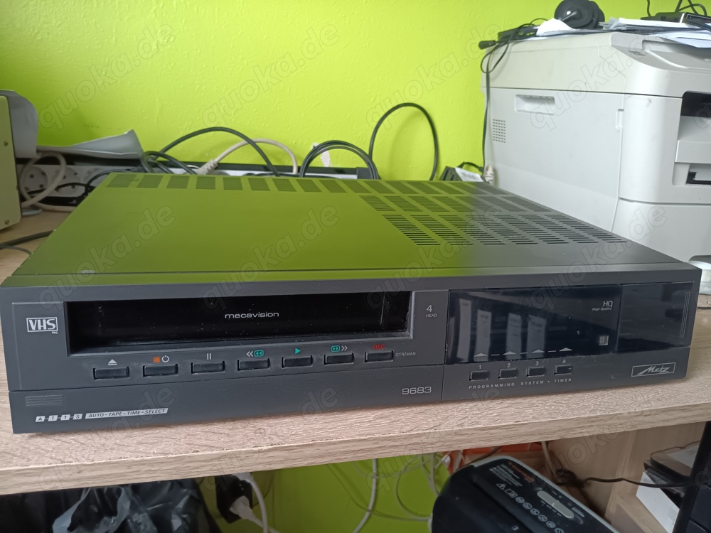 VHS-Rekorder, Videorekorder, METZ MecaVision 9686 - für Bastler