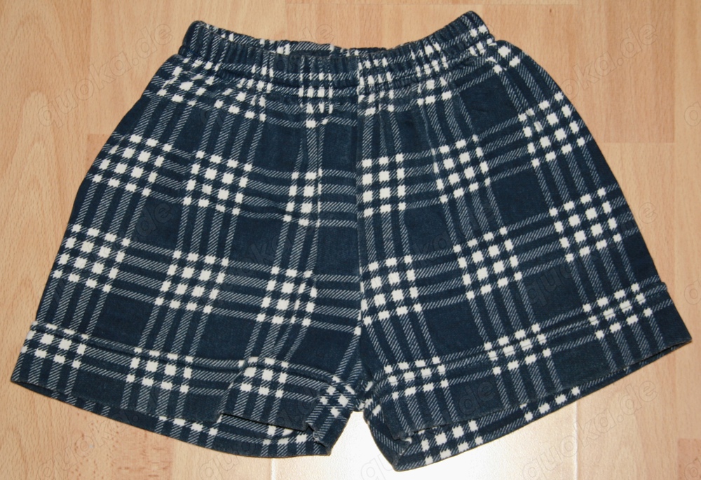 NEU - Karierte Shorts - Größe 104 - Hose - Elastikbund - NEU
