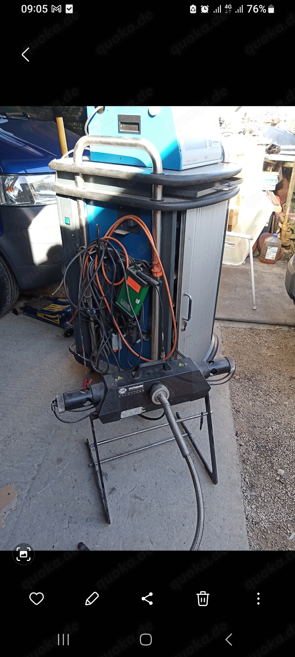 Auto Abgasuntersuchung Gerät