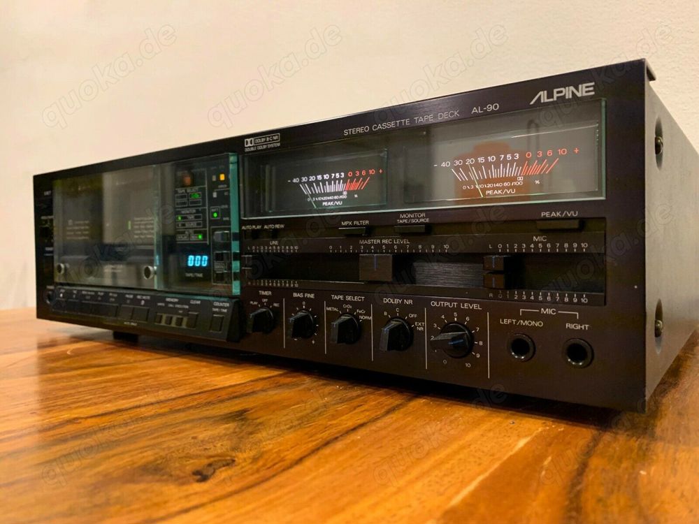 Alpine AL-90 Cassette Deck (Luxman K-05). FLAGSHIP!