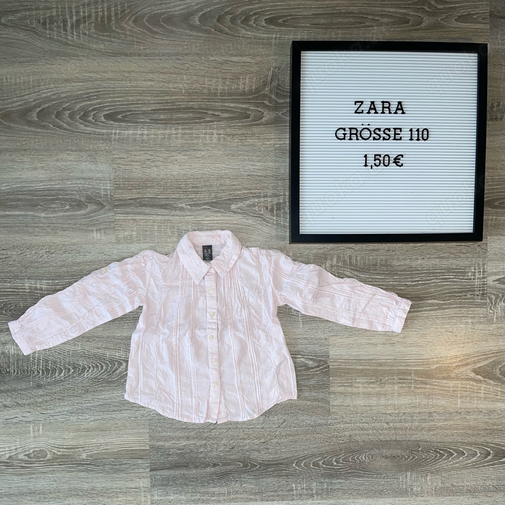 Bluse rosa von Zara Größe 110