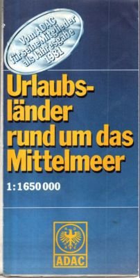 Mittelmeer,  Urlaubsländer rund ums Mittelmeer, karte 1:650-000 zu  verschenken