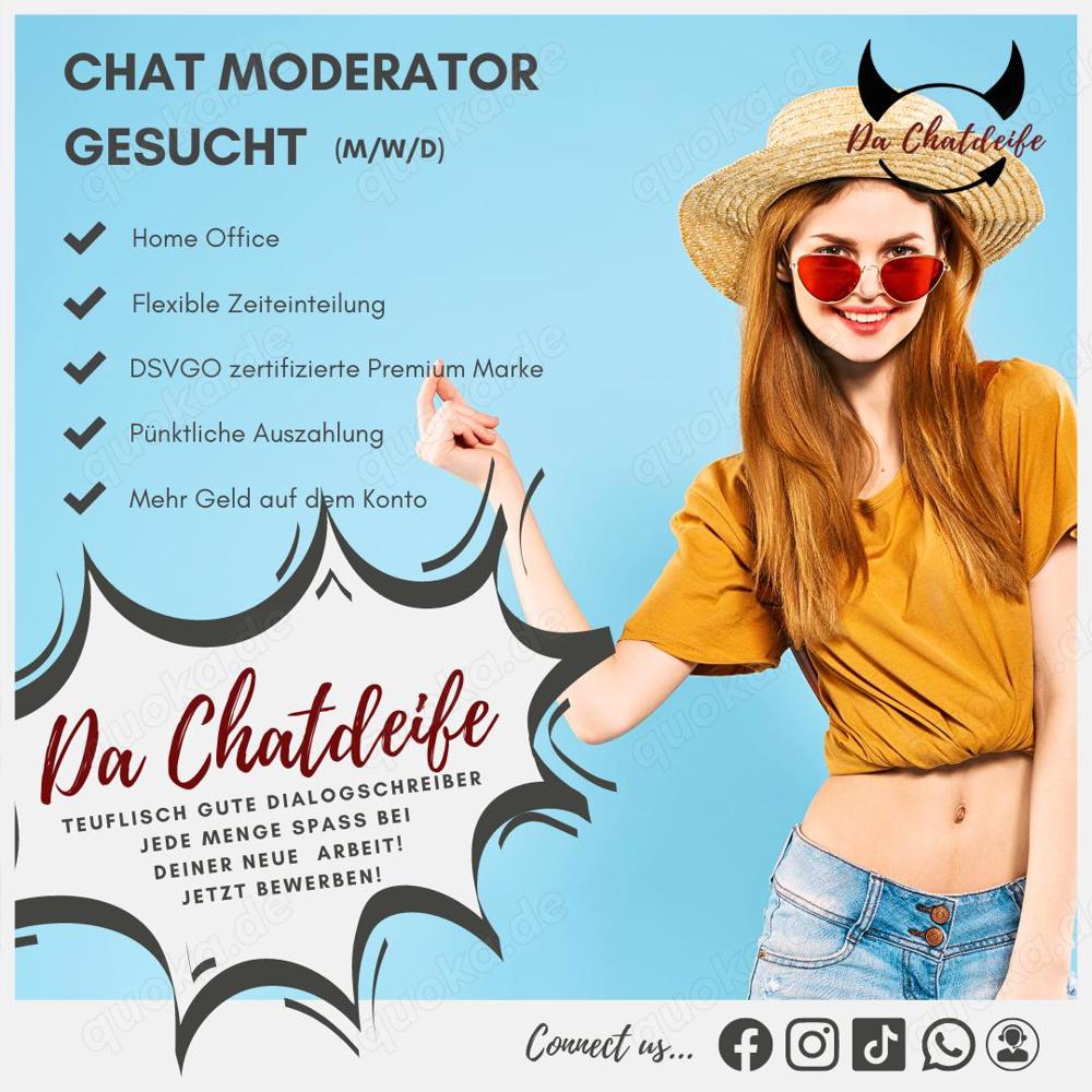 Home Office Chat Moderator bei Da Chatdeife (m w d)
