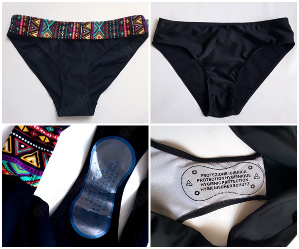 NEU! 2 x Bikini Unterteil Gr. 3& Höschen Slip mit Schutzfolie ab