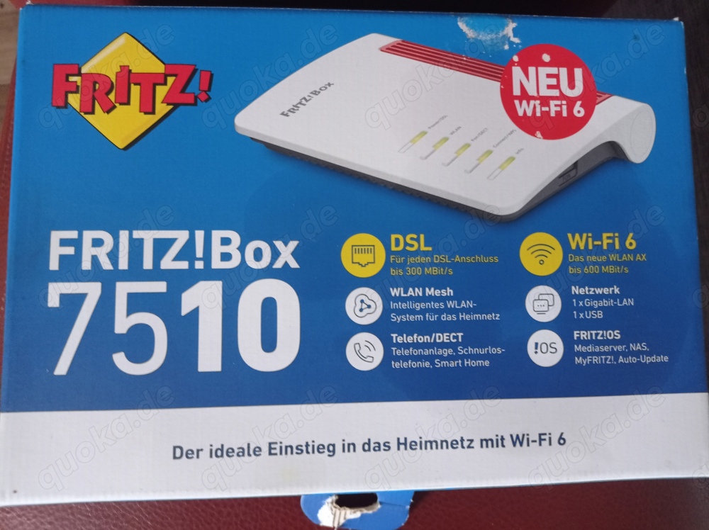 FritzBox! 7510 AVM Wlan Router