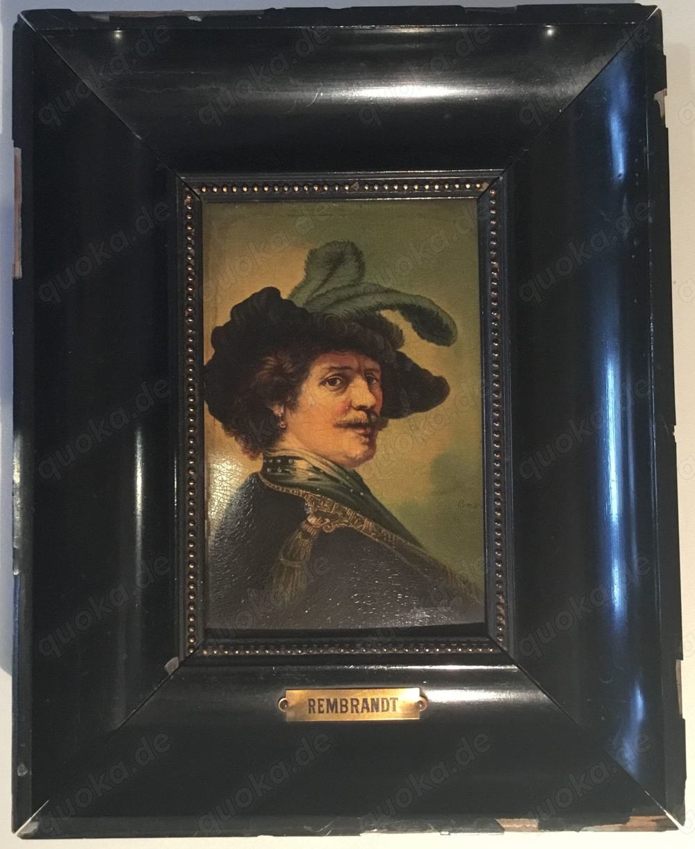 Bildnis von Rembrandt, Antik, unbekannter Künstler