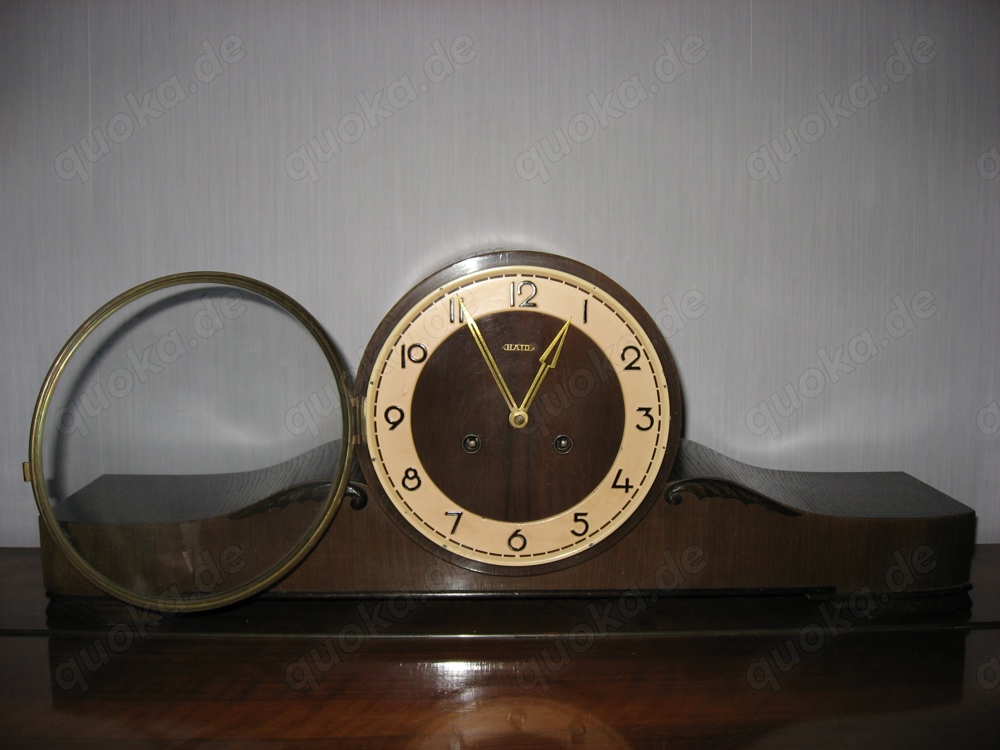 Große Gewölbte Kaminuhr von Haid, 20er Jahre