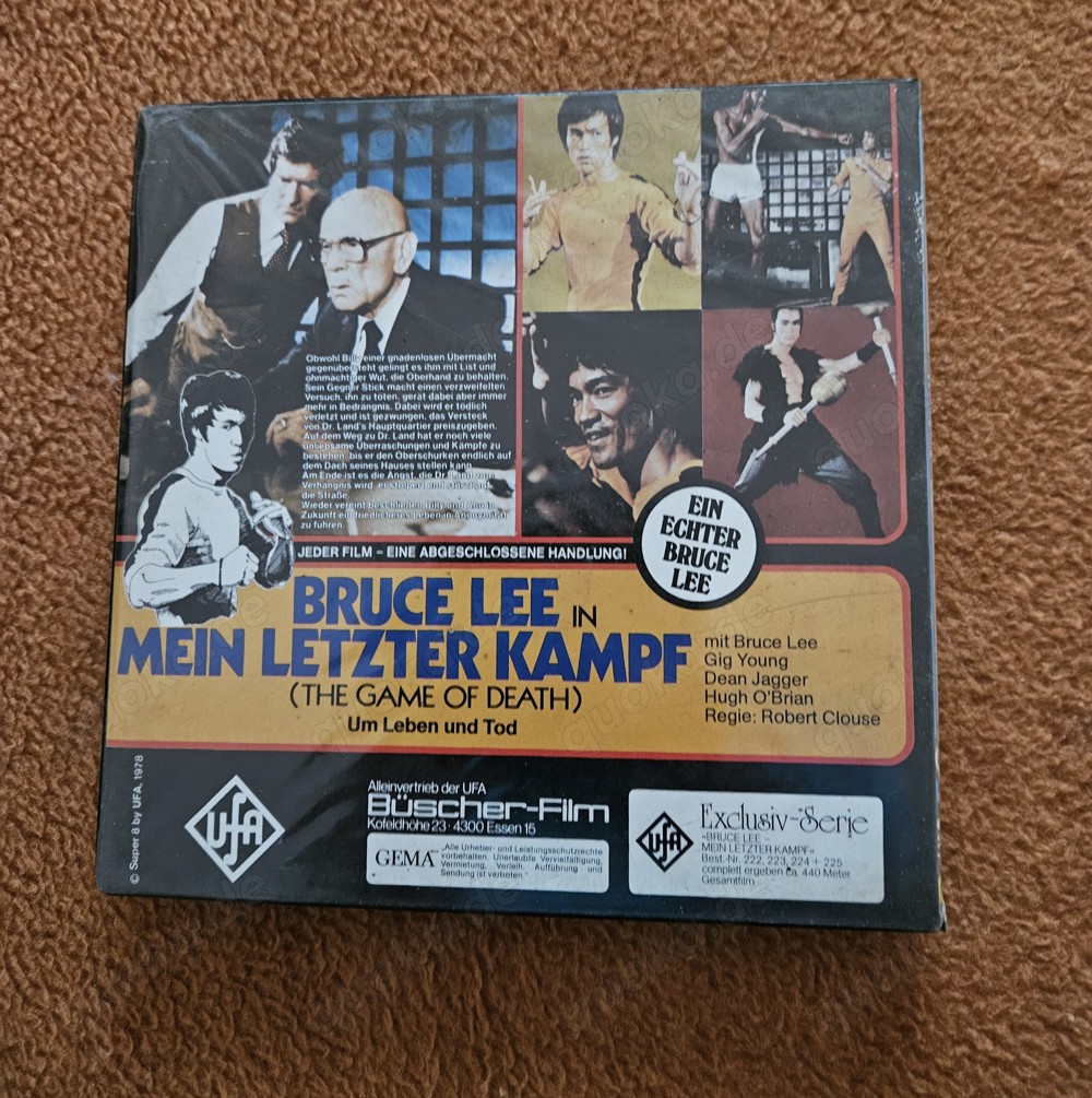 Verkaufe 8 mm Film Bruce Lee
