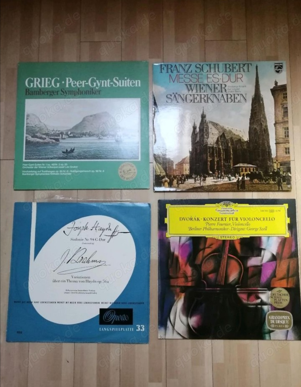 Alte Schallplatten Klassik, Vivaldi, Brahms usw 