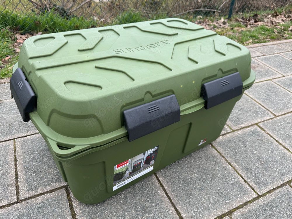 Q-Line Water-resistant Storage Box 79x54,5x42,5cm Outdoor Camping Wandern Urlaub Berge Vorräte